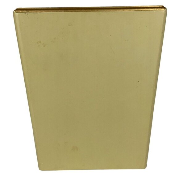 Vintage Wooden Floral Waste Basket and Tissue Box Cover Set Floral Cottagecore - Picture 4 of 15